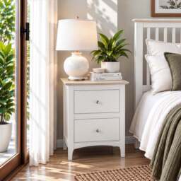 Chiltern 2 Drawer Bedside Table - thumbnail 3