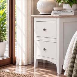 Chiltern 2 Drawer Bedside Table - thumbnail 2