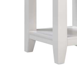 Tetbury 1 Drawer Lamp Table With Shelf in Painted / Oak - thumbnail 6