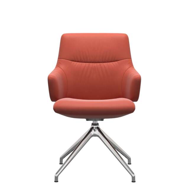 Stressless Mint Low Back Dining Chair with Cross Base - Large with Arms / Stressless Velaro - image 1