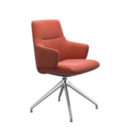 Stressless Mint Low Back Dining Chair with Cross Base - Large with Arms / Stressless Velaro - thumbnail 3