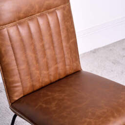 Soho Dining Table 200cm & 4 Hardy Dining Chairs - Tan - thumbnail 4