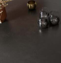 Saturn 150cm Dining Table Dark Grey & Rubix Corner Bench in Grey - thumbnail 5