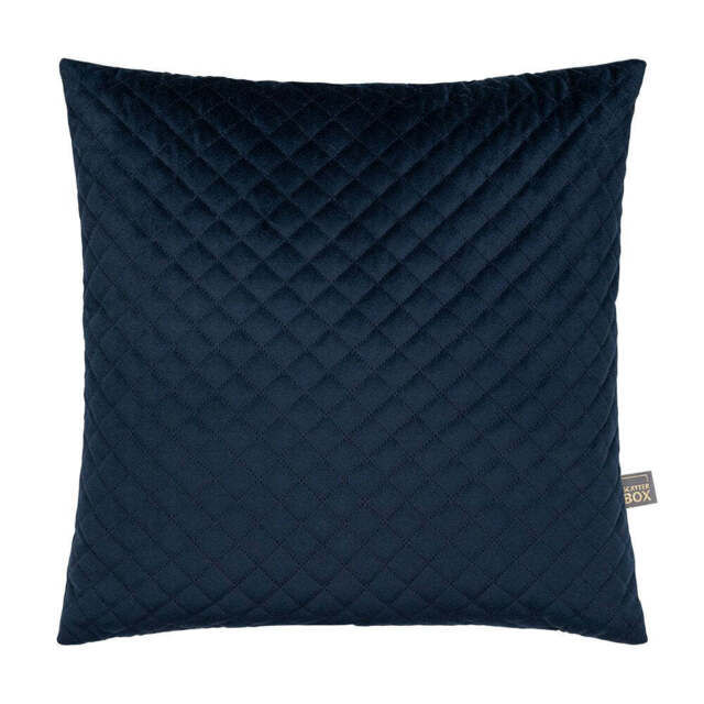 Erin Diamond Dark Navy Cushion 50x50cm - image 1