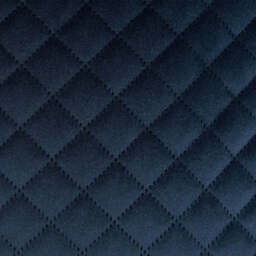 Erin Diamond Dark Navy Cushion 50x50cm - thumbnail 3