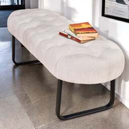 Frampton Flat Bench White - thumbnail 4