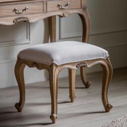 Chic Dressing Stool Weathered - thumbnail 1