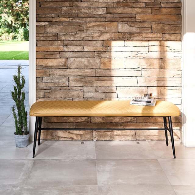 Ripley Flat Bench - Mustard - image 1