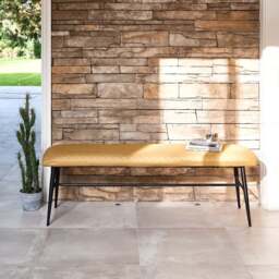 Ripley Flat Bench - Mustard - thumbnail 1