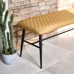 Ripley Flat Bench - Mustard - thumbnail 3