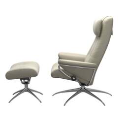 Stressless Berlin High Back Recliner with Star Base - Stressless Fabrics - thumbnail 3