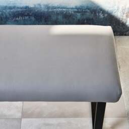 Paulo Dining Bench - Grey - thumbnail 3