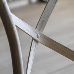 Cafe Chair White/Rattan (Set of 2) - thumbnail 2
