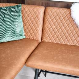 Ripley Corner Bench Left Hand Facing - Tan - thumbnail 5