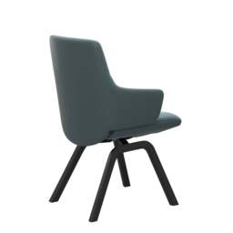 Stressless Mint Low Back Dining Chair with Contemporary Base - Large with Arms / Stressless Fabrics - thumbnail 5