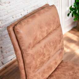 Industrial Dining Chair - Tan (Set of 2) - thumbnail 3