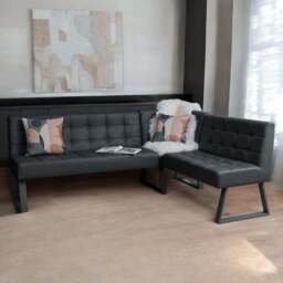 Rubix Corner Bench in Grey - thumbnail 2