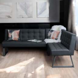 Rubix Corner Bench in Grey - thumbnail 1