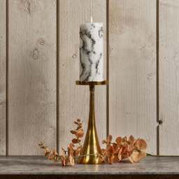 Conical Candle Stand in Gold - Large - thumbnail 1