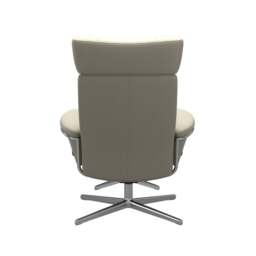 Stressless Berlin Recliner with Headrest and Footstool with Cross Base - thumbnail 4