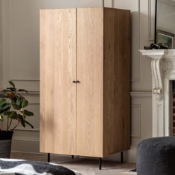 Ashdown 2 Door Wardrobe Natural - thumbnail 1