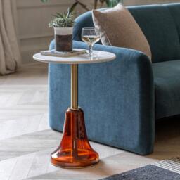 Bilbao Side Table Orange - thumbnail 1