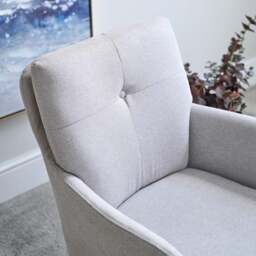 Parma Silver Dining Chair - Pocket Sprung (Set of 2) - thumbnail 6