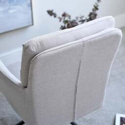 Parma Silver Dining Chair - Pocket Sprung (Set of 2) - thumbnail 5