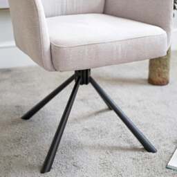 Parma Silver Dining Chair - Pocket Sprung (Set of 2) - thumbnail 3