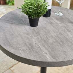 Jupiter Faux Concrete Bar Table - thumbnail 3