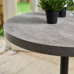Jupiter Faux Concrete Bar Table - thumbnail 4
