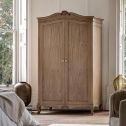 Chic 2 Door Wardrobe Weathered - thumbnail 1