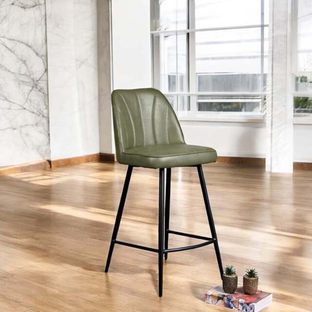 Walton Bar Stool - Olive Green - image 1