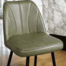 Walton Bar Stool - Olive Green - thumbnail 5