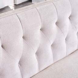 Frampton Corner Bench - White (Left Hand Facing) - thumbnail 5
