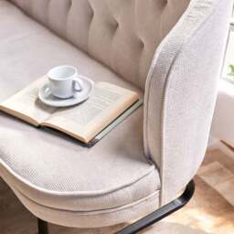 Frampton Corner Bench - White (Left Hand Facing) - thumbnail 3