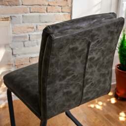 Industrial Dining Chair - Grey (Set of 2) - thumbnail 3