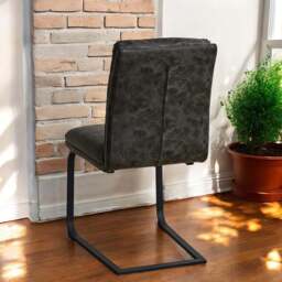 Industrial Dining Chair - Grey (Set of 2) - thumbnail 2