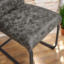 Industrial Dining Chair - Grey (Set of 2) - thumbnail 6