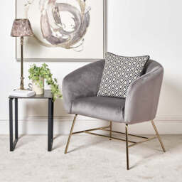 Rosa Chair - Grey - thumbnail 1