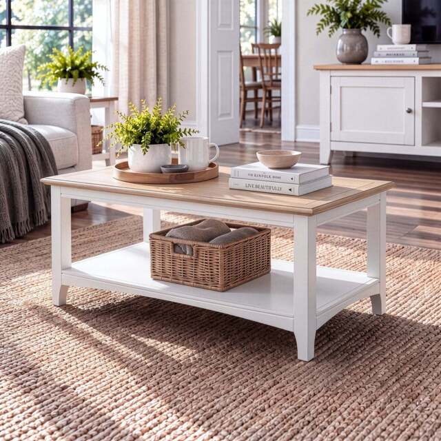 Chiltern Coffee Table with Shelf - image 1