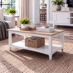 Chiltern Coffee Table with Shelf - thumbnail 1