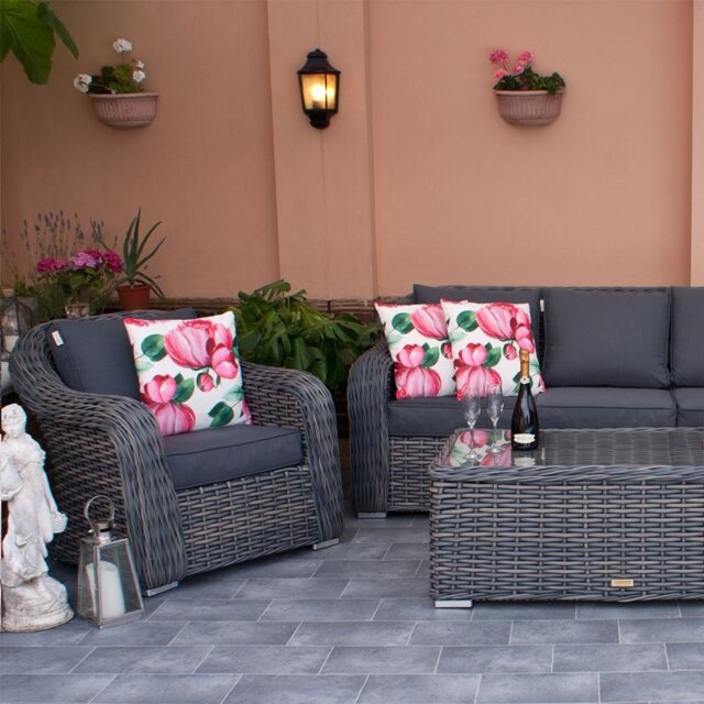 Miami 3 Seater Sofa & Chairs Set - image 1