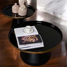 Bengal Set of 2 Coffee and Lamp Tables - thumbnail 2