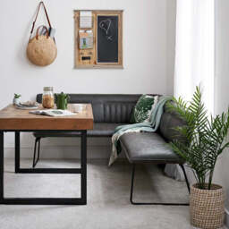 Hardy Corner Bench - Grey (Right Hand Facing) - thumbnail 4