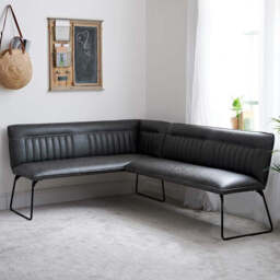 Hardy Corner Bench - Grey (Right Hand Facing) - thumbnail 3