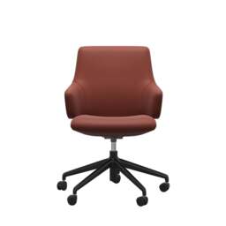 Stressless Laurel Low Back Office Chair with Arms - Stressless Paloma - thumbnail 2