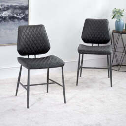 Adelaide 180cm Dining Table & 6 Digby Dining Chairs - Grey - thumbnail 4