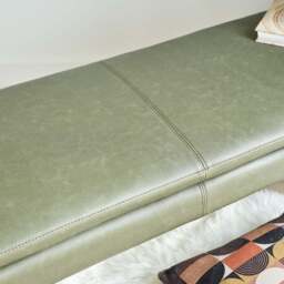 Industrial Bench Seat - Olive Green - thumbnail 3