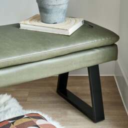 Industrial Bench Seat - Olive Green - thumbnail 6